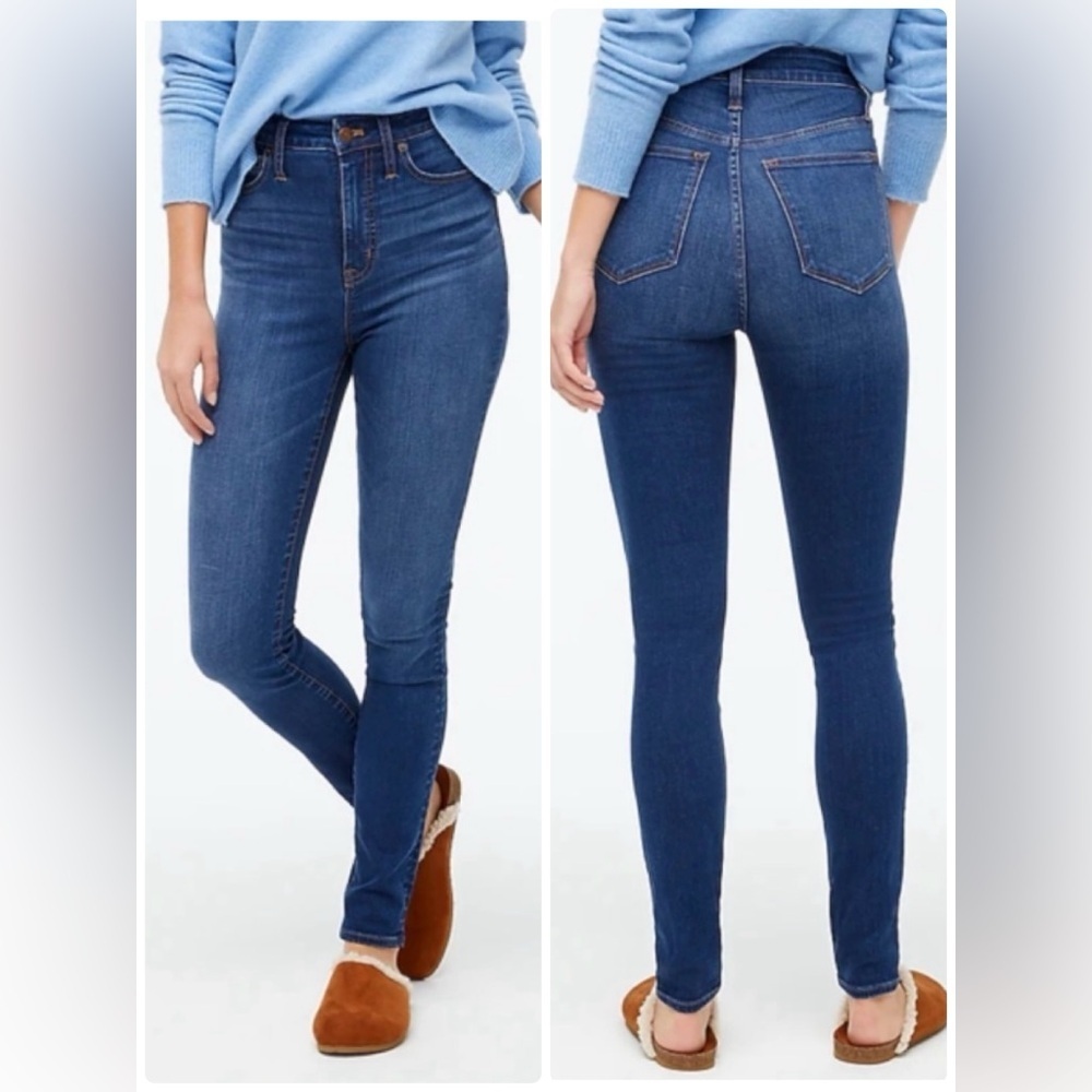 J Crew Curvy 10" high-rise skinny jean in signature stretch Size 28 - Picture 1 of 11